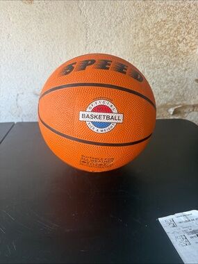 Aspeed Orange Outdoor Basketball with Classic Pebble Grip